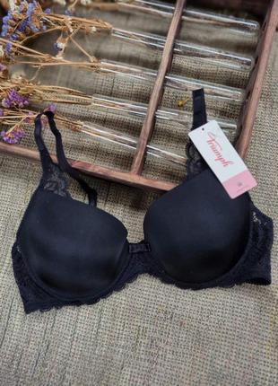 Бюстгальтер triumph amourette spotlight черный 80в