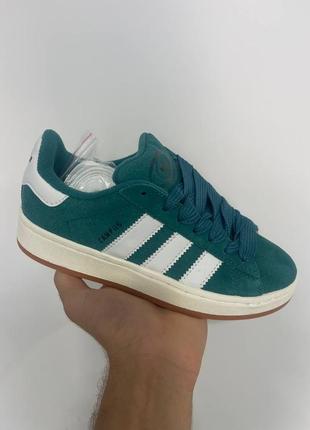 Adidas campus green кросівки