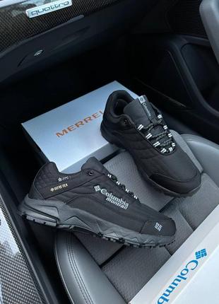 Зимние кроссовки columbia montrail gore-tex black grey 41-42-43-44-458 фото