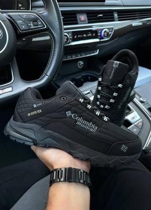 Зимние кроссовки columbia montrail gore-tex black grey 41-42-43-44-45