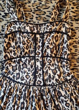 Шикарное винтажное леопардовое платье от atmosphere6 фото