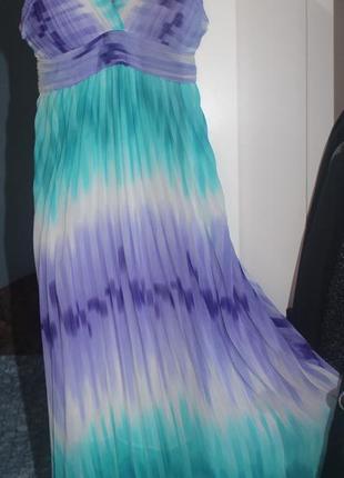 Длинное летнее платье-сарафан1 фото