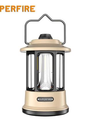 Ліхтар кемпінговий акумуляторний t35 superfire 220 lumen ip44