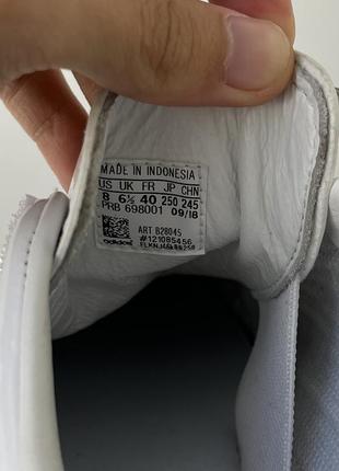 Adidas originals superstar strap patten leather кроссовки кеды оригинал новые белые кожа премиум лакированные универсальные стильные7 фото