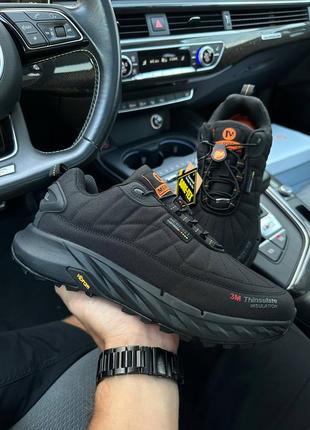 Зимние кроссовки merrell continuum 3m trinsulate black orange 41-42-43-44-45