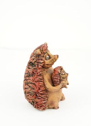 Фигурка ежиков hedgehog figurine еж сувенир предохраняет5 фото