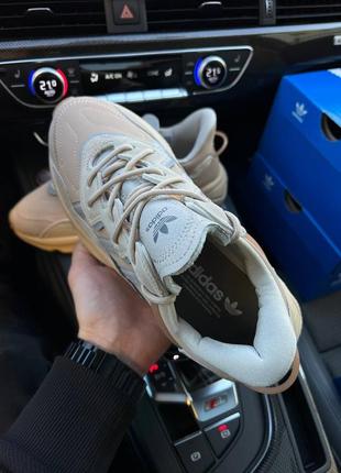 Кроссовки adidas originals ozweego beige8 фото