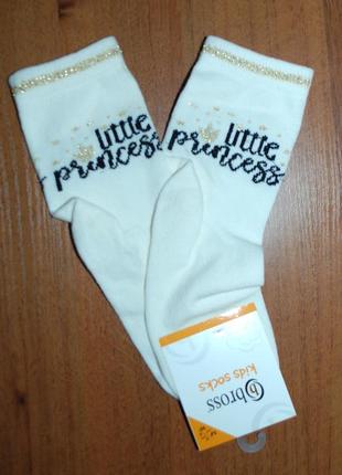 3 пары демисезонные носки 3-5, 5-7 бросс bross принцесса девочка2 фото