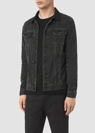 Джинсова курточка allsaints donlington denim