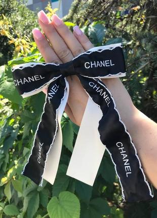 Брендова гумка бант chanel