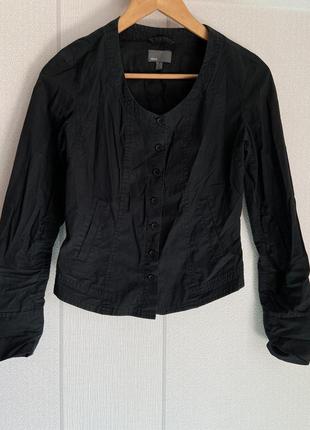 Рубашка черная пиджак1 фото