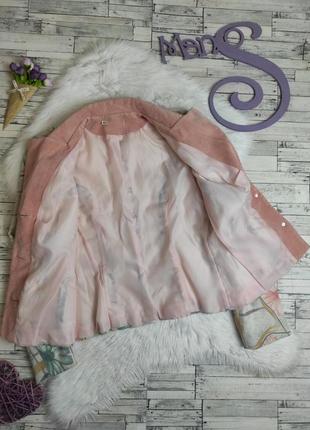 Женский вельветовый костюм комплект пиджак и юбка цвета пудра с цветочным принтом размер м 467 фото
