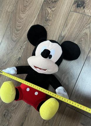 Мʼяка ігнрашка mickey mouse 43см великий міккі маус оригінал мʼяка іграшка мишка disney5 фото