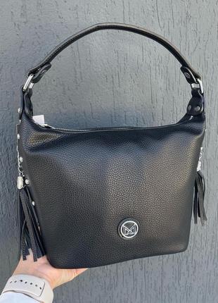 Черная сумочка+длинный регулируемый ремешок.2 фото