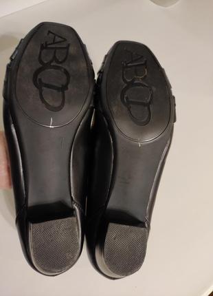 Женские туфли лодочки мягкие на низком широком каблуке, р.40/26см7 фото