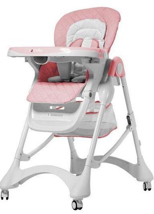 Стільчик для годування carrello caramel crl-9501/3 candy pink1 фото