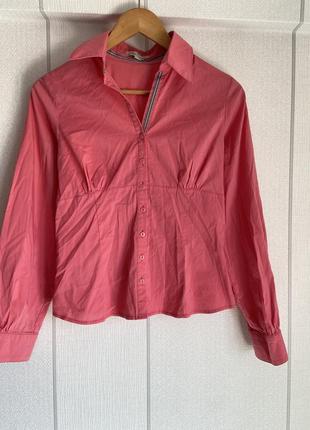 Сорочка блузка рожева