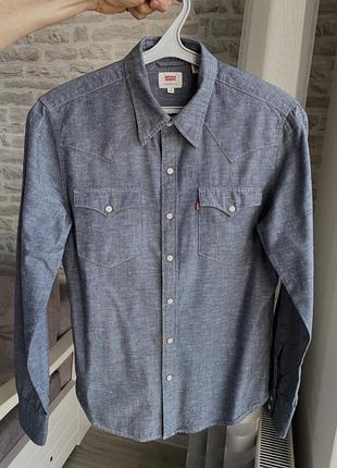 Джинсова сорочка levis розмір s