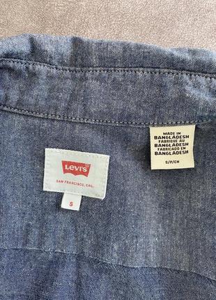 Джинсовая рубашка levis размер s3 фото