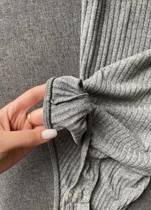 Базове боді в рубчик bershka6 фото