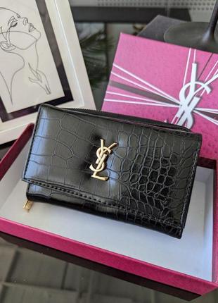 Гаманець жіночий в фірмовій коробці yves saint laurent