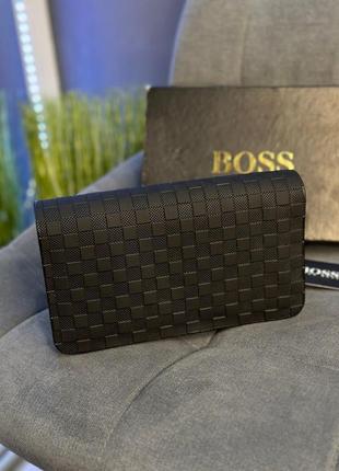 Портмане гаманець boss з коробкою та пильником