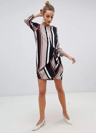 Брендове плаття "river island" у смужку. розмір uk6/eur32.