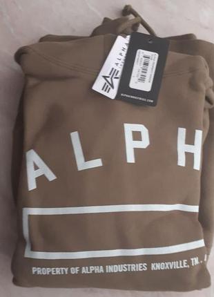 Alpha industries alpha property hoodie olive s, m, l, xl1 фото