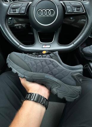 Мужские кроссовки merrell ice cap moc termo dark grey, логоловая обувь
