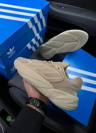 Кроссовки adidas ozelia originals beige1 фото