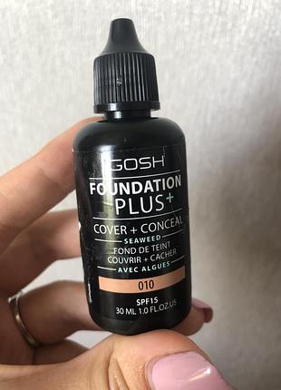 Тональный крем foundation plus spf15 № 010- 30ml gosh