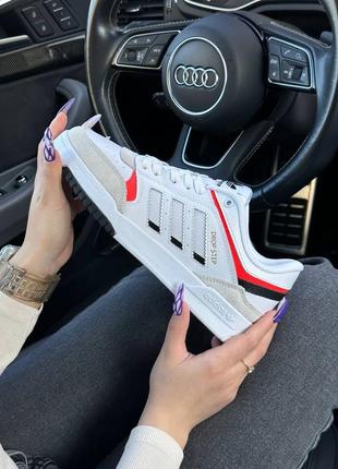 Кроссовки adidas drop step white orange