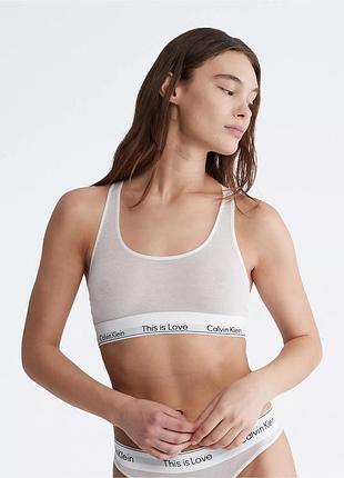 Прозорий бралет calvin klein