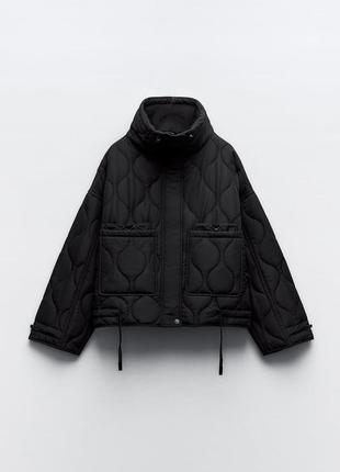 Стеганая куртка zara