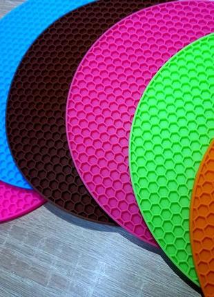 Подставка под горячее соты, силикон 17,5см