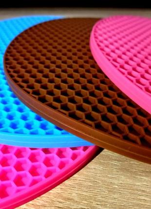 Подставка под горячее соты, силикон 17,5см