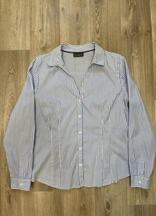 Фирменная, качественная рубашка/рубашка в полоску. c&a, размер 42