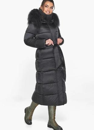 Зимнее пальто с мехом ламы германия 40-58р.4 фото