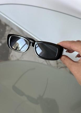 Черные солнечные очки, очки с черной оправой9 фото