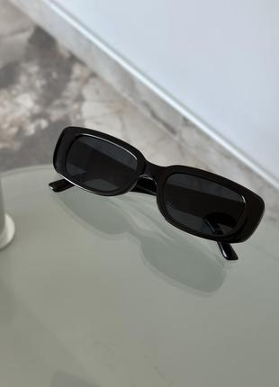 Черные солнечные очки, очки с черной оправой7 фото