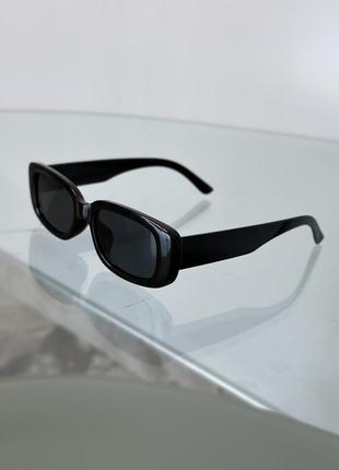 Черные солнечные очки, очки с черной оправой2 фото