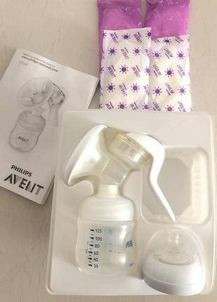 Молоковідсмоктувач механічний philips avent natural 2.0