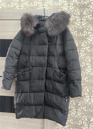 Пальто пуховик женский