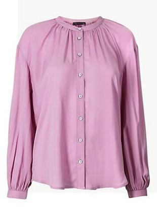 Чудова лілова блуза  ❤️marks& spenser❤️виконана з органічної віскози хл-ххл❤️2 фото
