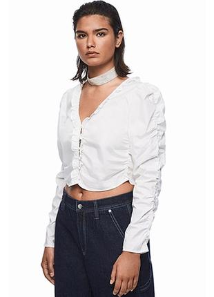 Оригинальная блузка dua lipa x pepe jeans1 фото