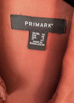 Молодёжная рубашка оверсайз  из  лиоцеллы primark раз. 443 фото