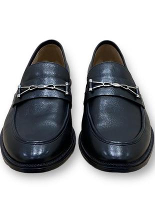 Женские кожаные слиперы классические черные туфли на низком ходу am3781a-152-777 anemone 25725 фото