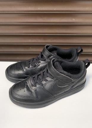 Nike court borough low 2 31р 19-20см кроссовки детские оригинал кеды2 фото