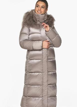 Зимняя куртка с мехом ламы германия 40-58р.4 фото