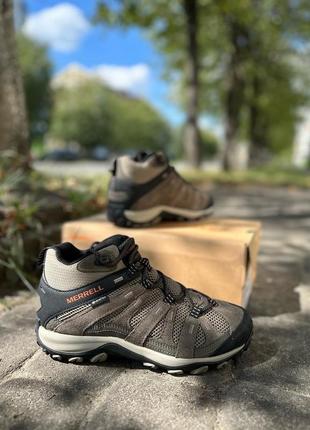 Мужские оригинальные зимние трекинговые ботинки merrell alverstone 2 midgtx j0369171 фото